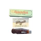 Remington R1303 1984 Lockback Folding Pocket Knife with Box