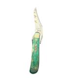 Case XX Tested Green Bone Folding Pocket Knife with Sheath
