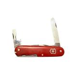 Set of 2 Vintage Swiss Army Pocket Knives Red