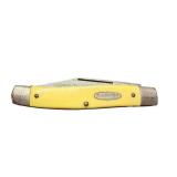 Ranger Ultrahoned Yellow Handle Pocket Knife with 3 Blades USA