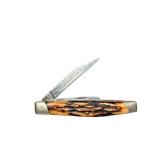 Camillus New York Stag Handle Folding Pocket Knife with Original Box