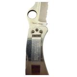 Spyderco Stainless Steel Serrated Folding Pocket Knife Seki-Japan