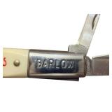 Barlow Pocket Knife with Merry Christmas Handle