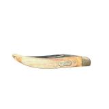Buck 385 Folding Pocket Knife with Wood Handle