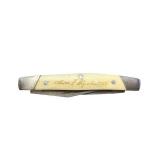 Vintage Winchester Two-Blade Pocket Knife with Engraved Handle