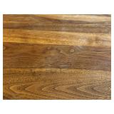 G - Mid Century Modern Brown Saltman Round Coffee Table