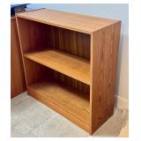 Danish Teak Two-Shelf Bookcase