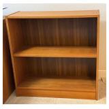 Danish Teak Two-Shelf Bookcase
