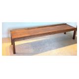 G - Mid Century Wooden Bench / Coffee Table