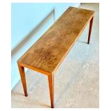 Illums Bolighus Copenhagen Mid Century Modern Wood Bench
