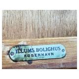 Illums Bolighus Copenhagen Mid Century Modern Wood Bench