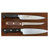 Zwilling J.A. Henckels Solingen Germany Kitchen Knife Set - 3 Pieces
