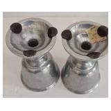 LR - Set of 5 Vintage RWP Armetale Pewter Pitcher and Goblets Handcrafted USA