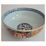 LR - Asian Tray and Bowl Set with Floral and Phoenix Motif