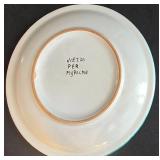 LR - Hand-Painted Ceramic Dinnerware including Vintage Vietri Pottery Pieces