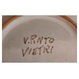 LR - Hand-Painted Ceramic Dinnerware including Vintage Vietri Pottery Pieces