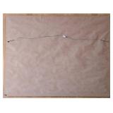 LR - Framed Asian Market and Harbor Artwork, Signed