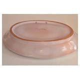 LR - Set of 3 Hand-Painted Ceramic Kitchen Items with Blue Floral Motif