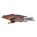 Large Decorative Rustic Style Metal Fish Figurine