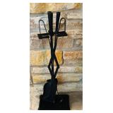 Iron Fireplace Tool Set