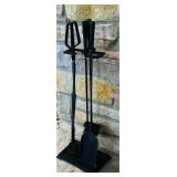 Iron Fireplace Tool Set