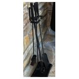 Iron Fireplace Tool Set