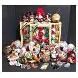 LL-S - Large Collection of Vintage Christmas Ornaments and Decorations