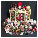 LL-S - Large Collection of Vintage Christmas Ornaments and Decorations