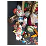 LL-S - Large Collection of Vintage Christmas Ornaments and Decorations