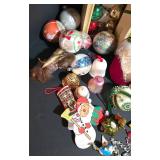 LL-S - Large Collection of Vintage Christmas Ornaments and Decorations