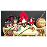 LL-S - Large Collection of Vintage Christmas Ornaments and Decorations