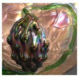 LL-S - Kralik Art Nouveau Iridescent Glass Vase Bohemia