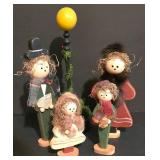 LL-S - Vintage Christmas Caroler Figurines, Santa Ornament, and Holiday Decor Collection