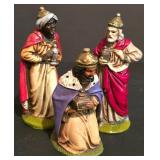LL-S - Vintage Nativity Scene Set with Stable and Figures