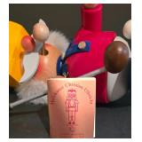 LL-S - Holzkunst Christian Ulbricht Smoker Figure and Wooden Cut Out Heart Tree