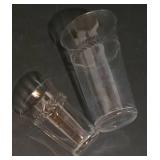 LL-S - Set of 8 Vinage Fostoria Seneca Laurel Wreath Etched Crystal Glasses