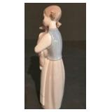 LL-S - Lladro Porcelain Girl with Lamb Figurine #1010