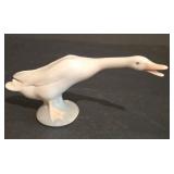 LL-S - Lladro Honking Goose Porcelain Figurine 6.5 Inch Long