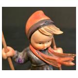 LL-S - Goebel Hummel Skier Boy Figurine #59 5.5 Inch West Germany