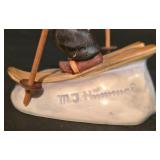 LL-S - Goebel Hummel Skier Boy Figurine #59 5.5 Inch West Germany