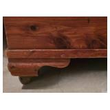 LL-S - Compact Cedar Chest with Brass Hinges