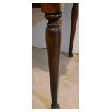 LL-S - Vintage Wooden Game Table with Chess Board and Cup Holders