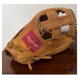 MB - Set of 2 Vintage Baseball Gloves and 5 Balls by Rawlings and Wilson