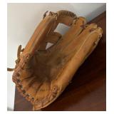 MB - Set of 2 Vintage Baseball Gloves and 5 Balls by Rawlings and Wilson