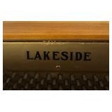 LL  - Vintage Lakeside Player Piano with Bench and QRS Music Rolls