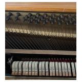 LL  - Vintage Lakeside Player Piano with Bench and QRS Music Rolls