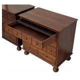 MB - Pair of Lexington Bob Timberlake Bedside Chests with Multi-Drawer Design