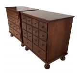 MB - Pair of Lexington Bob Timberlake Bedside Chests with Multi-Drawer Design