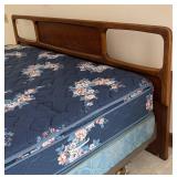 MB - Mid-Century King Size Bed with Walnut Headboard