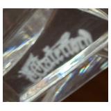 MB - Pair of Waterford Crystal Quadrant Fan Bookends